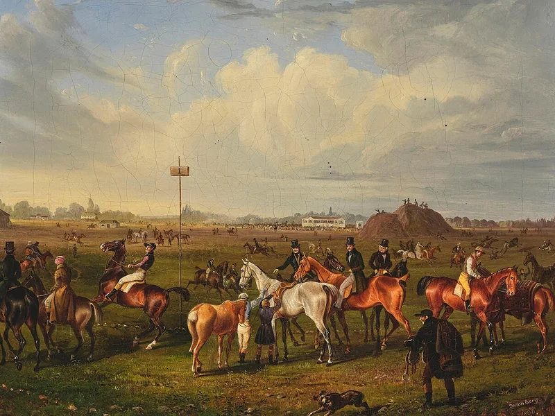 1805-Franz Zeller von Zellenberg - All'ippodromo